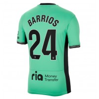 Atletico Madrid Pablo Barrios #24 Tretí futbalový dres 2023-24 Krátky Rukáv
